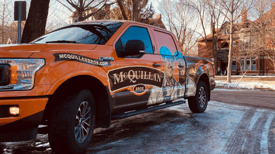McQuillan Home Services Truck